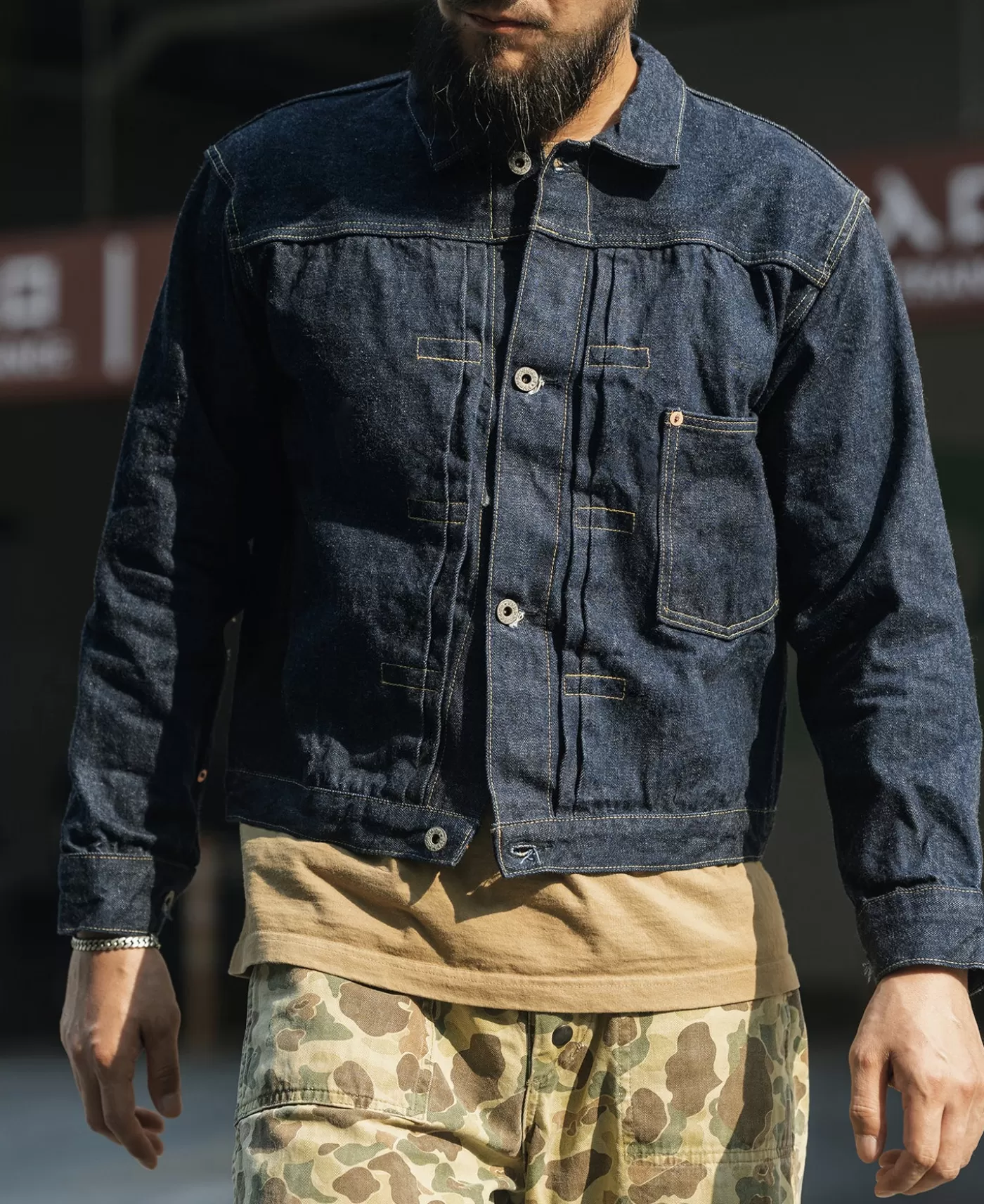Cheap Lot 44806XX WWII Type 1 Selvedge Denim Jacket Denim Jackets | Jackets & Coats