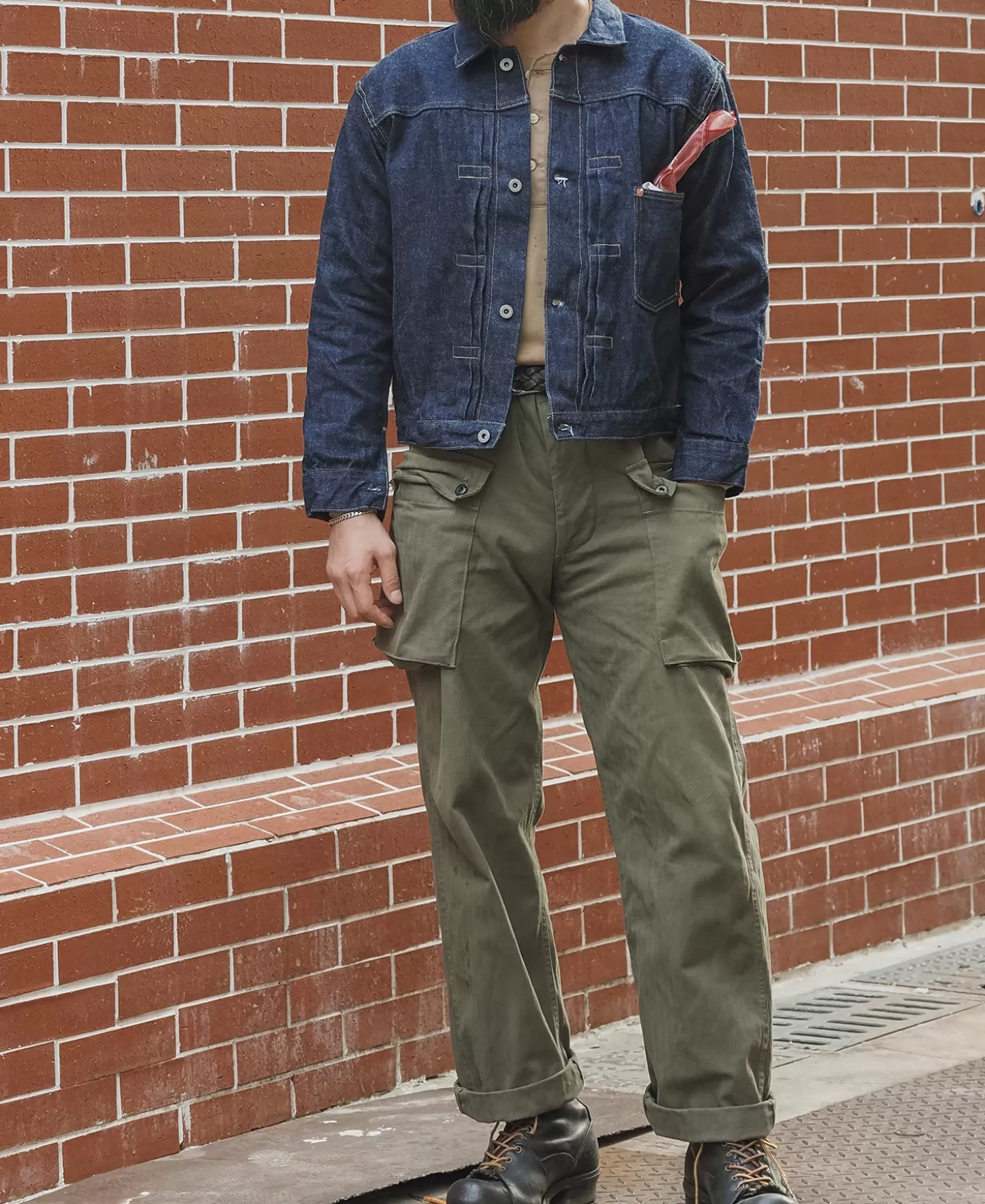 Cheap Lot 44806XX WWII Type 1 Selvedge Denim Jacket Denim Jackets | Jackets & Coats