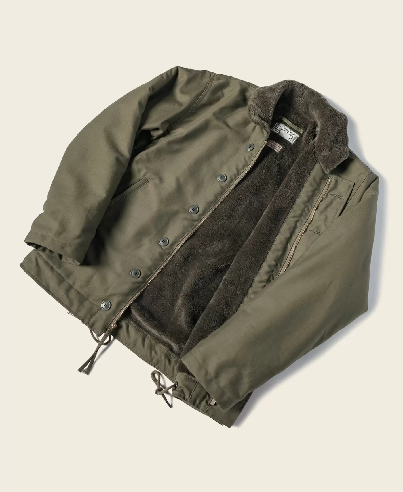 Best 1940s USN 3rd Type N-1 Woolen Deck Jacket - Stencil Jackets & Coats