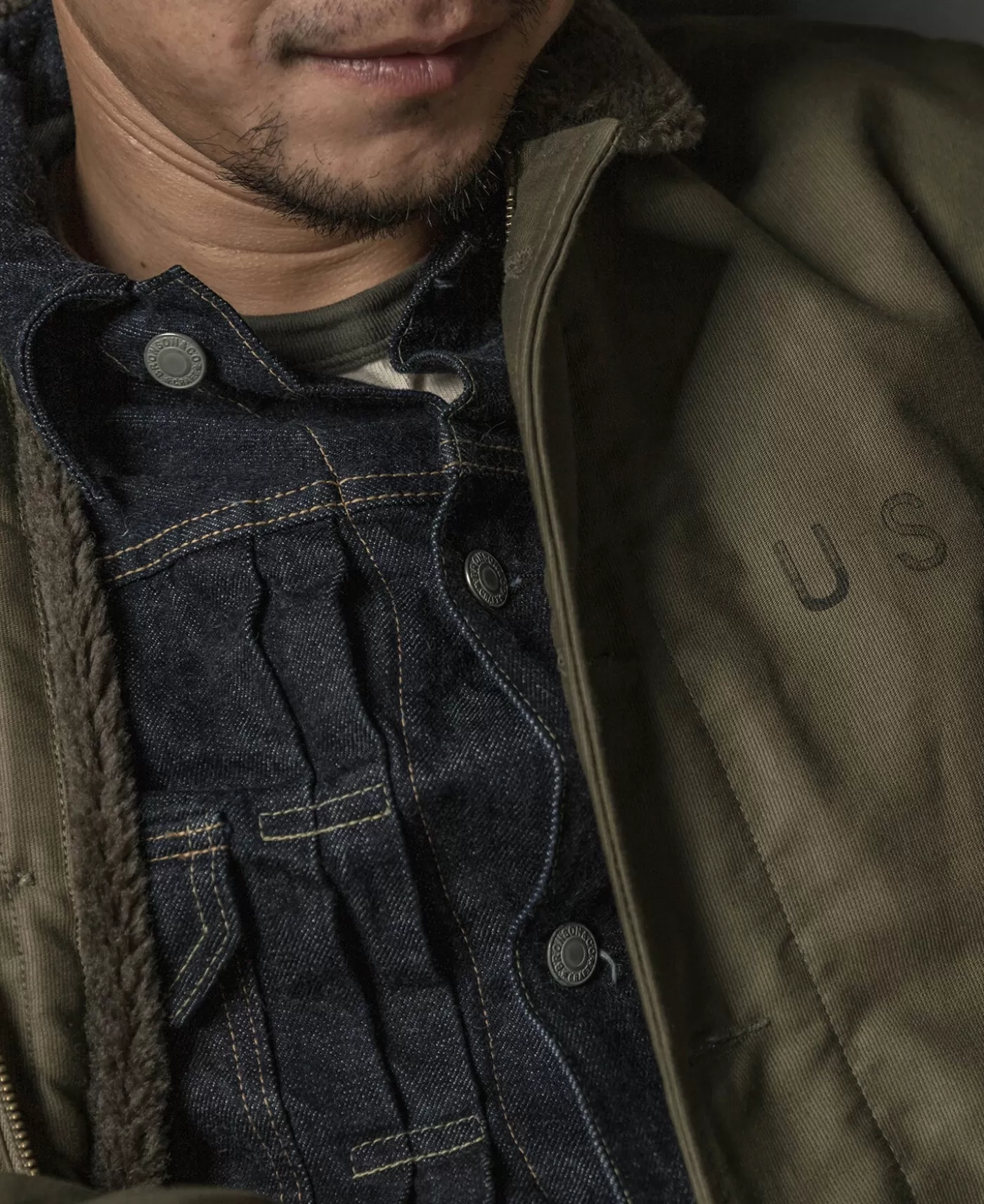 Best 1940s USN 3rd Type N-1 Woolen Deck Jacket - Stencil Jackets & Coats