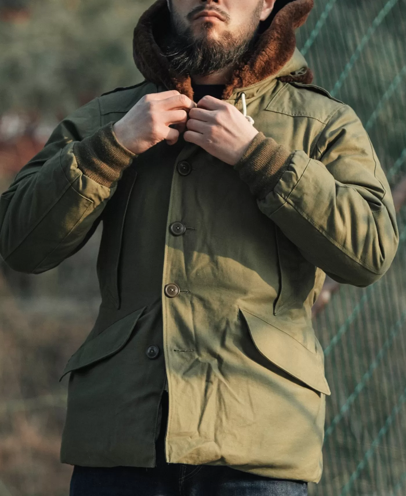 Store US Army Air Forces Type B-9 Flight Down Parka Jackets & Coats