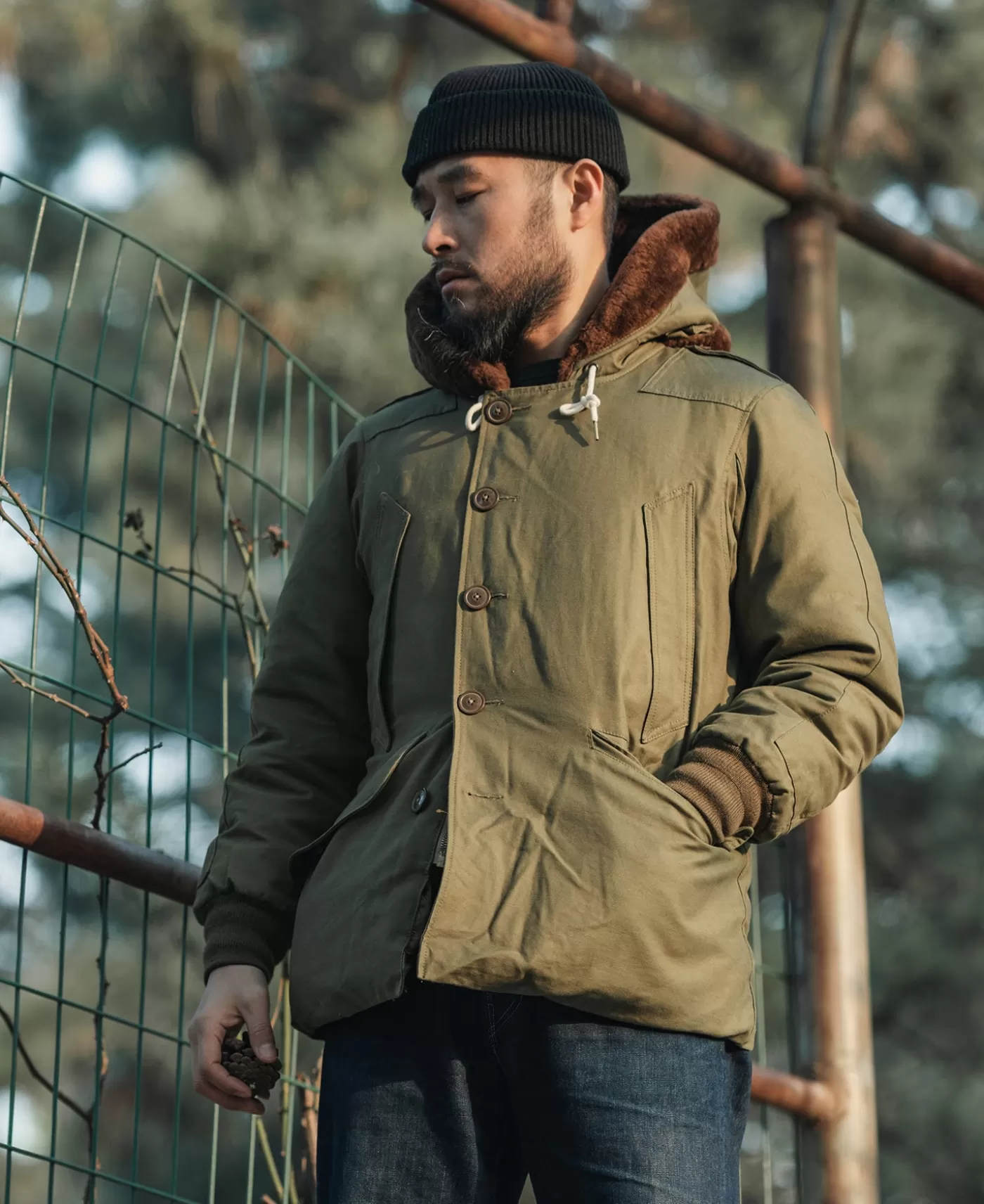 Store US Army Air Forces Type B-9 Flight Down Parka Jackets & Coats