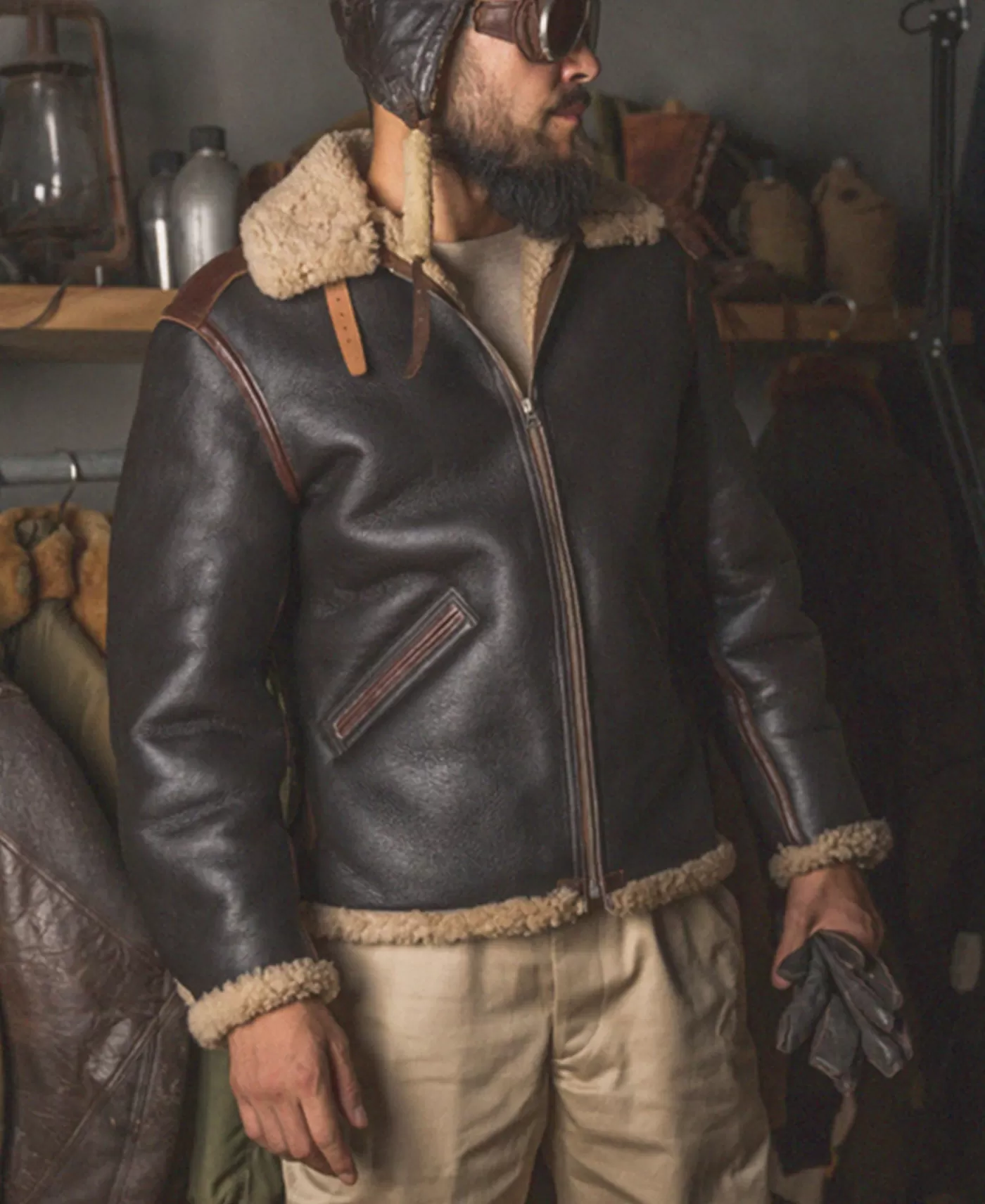 Cheap USAAF Type B-6 Flight Jacket Jackets & Coats