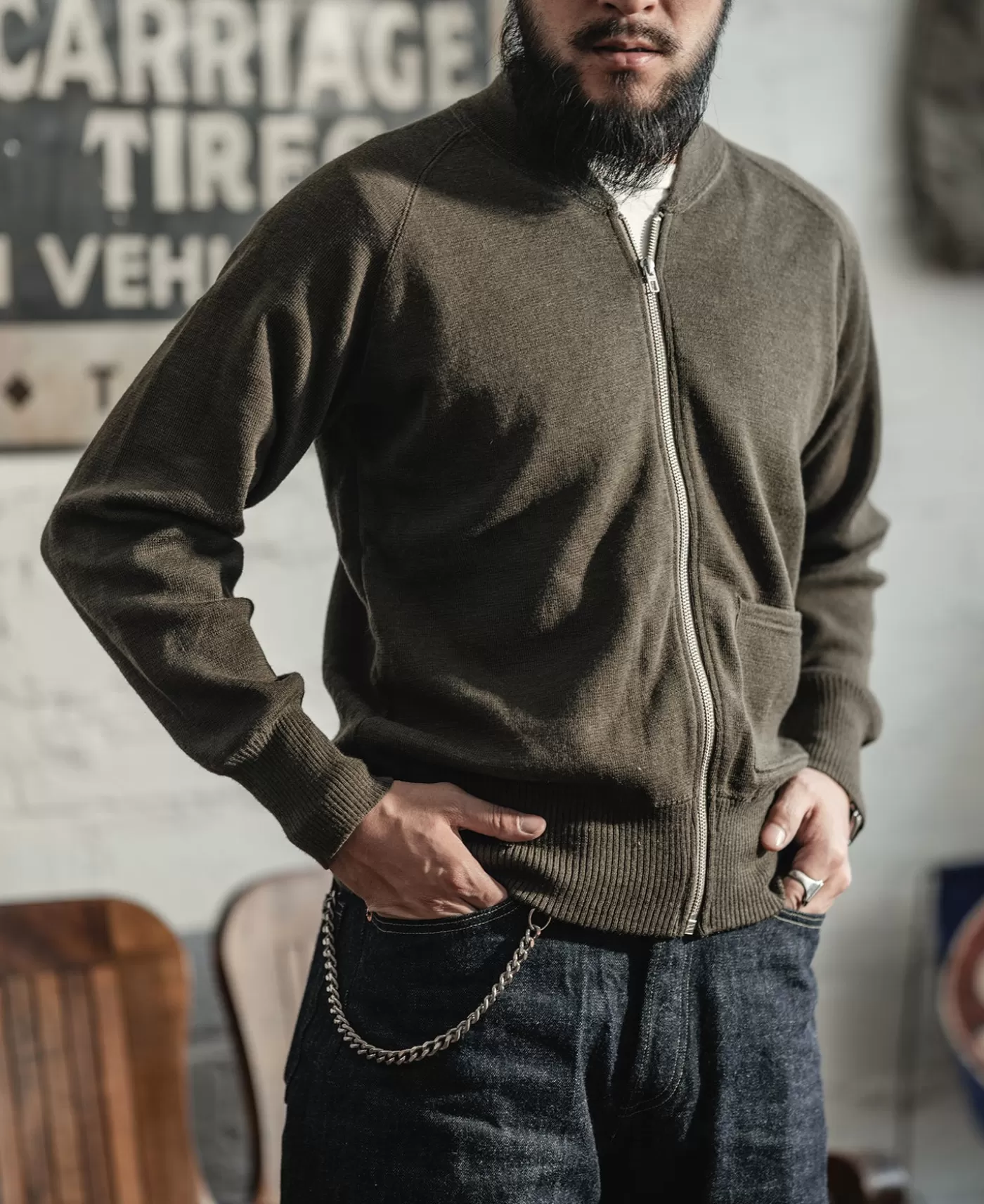 Hot USAAF Type C-2 Wool Sweater Knitwear