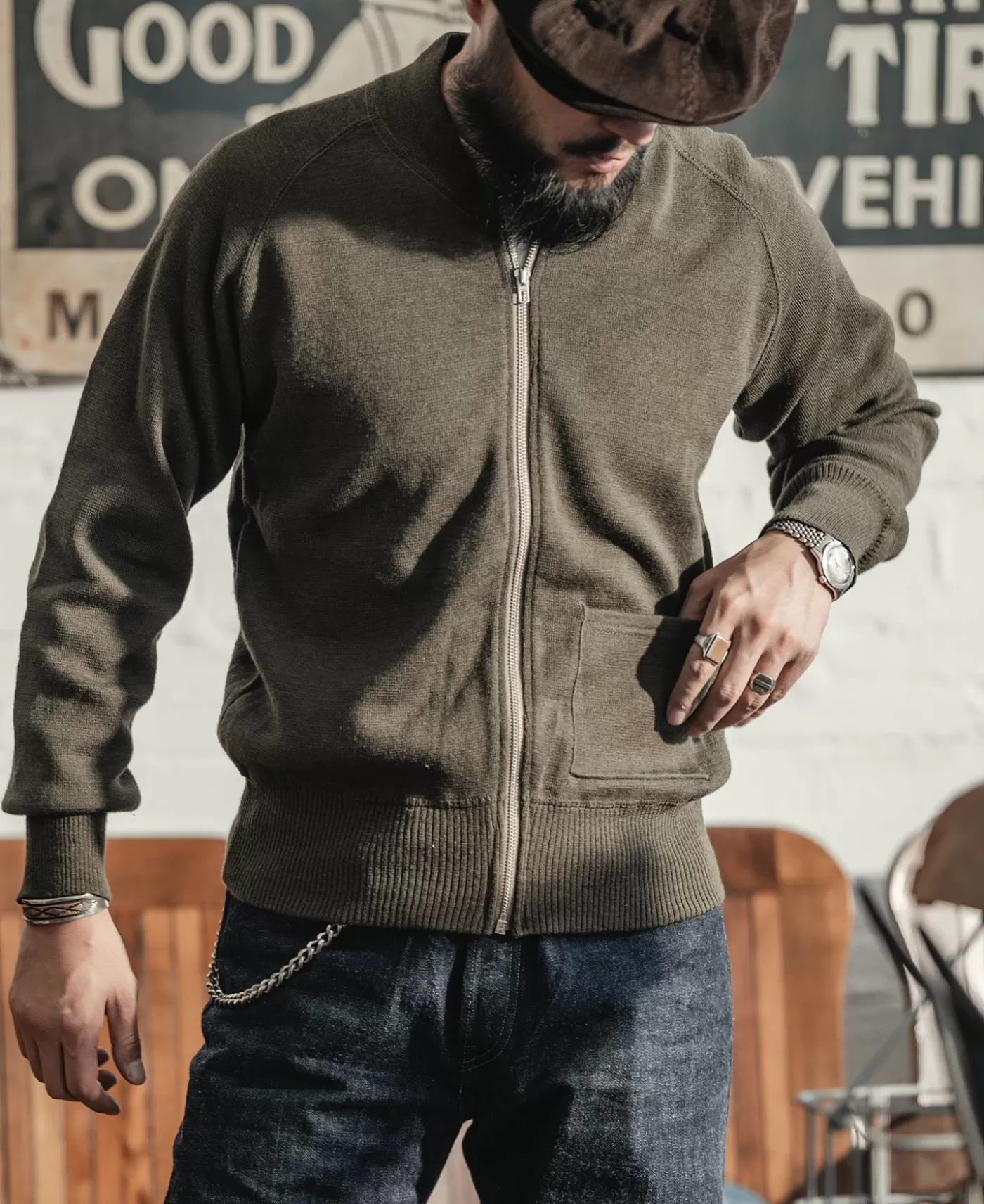 Hot USAAF Type C-2 Wool Sweater Knitwear