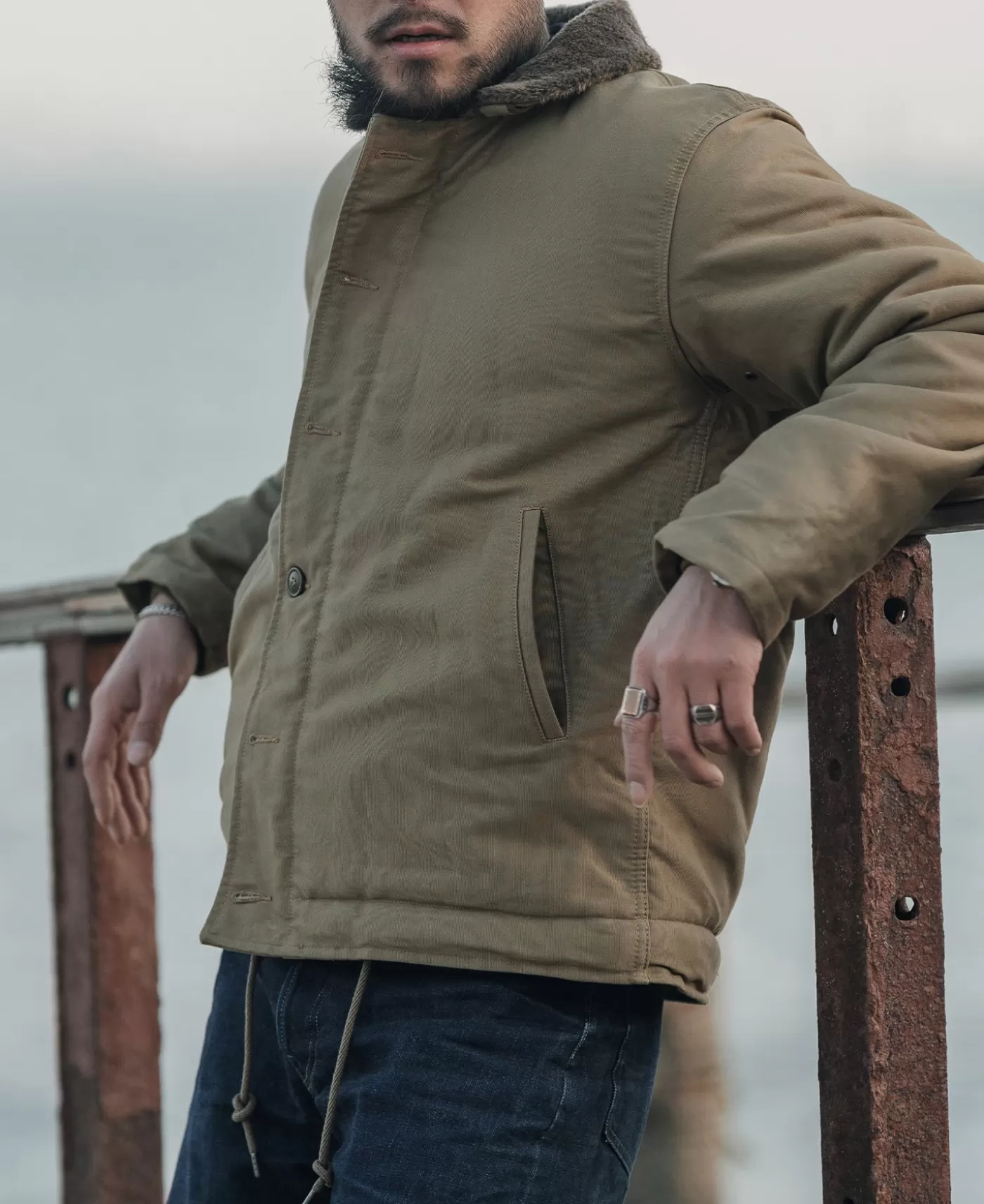 Best Sale USN N-1 Deck Jacket - Experimental Sample Type Jackets & Coats