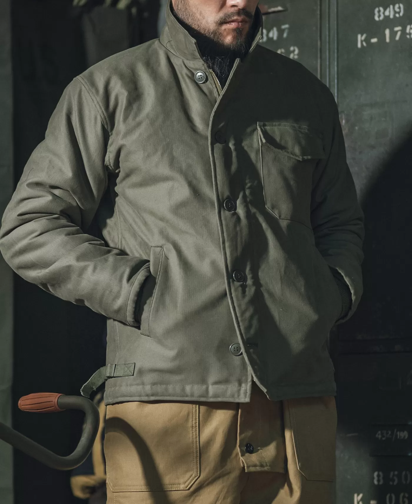 Best USN 1st A-2 Deck Jacket - Experimental Sample Type Jackets & Coats