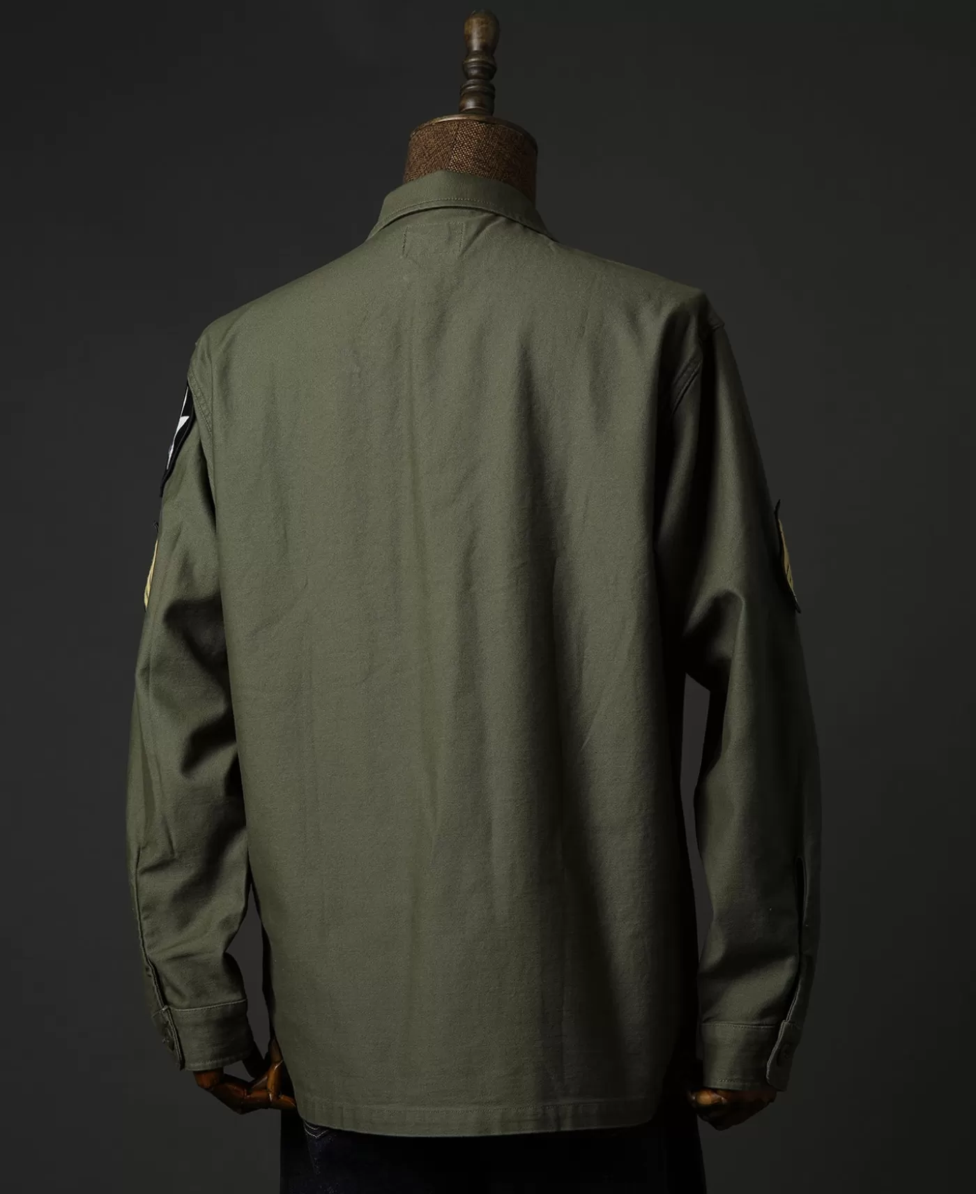 Outlet Vietnam War US Army OG-107 Fatigue Utility Shirt - Im Jin Scouts Long Sleeve Shirts