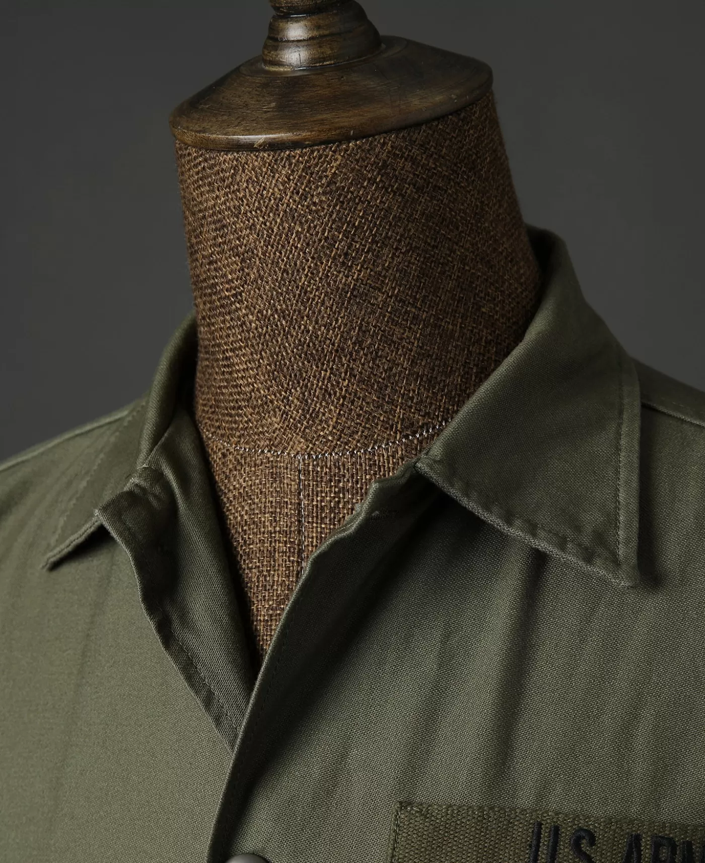 Outlet Vietnam War US Army OG-107 Fatigue Utility Shirt - Im Jin Scouts Long Sleeve Shirts