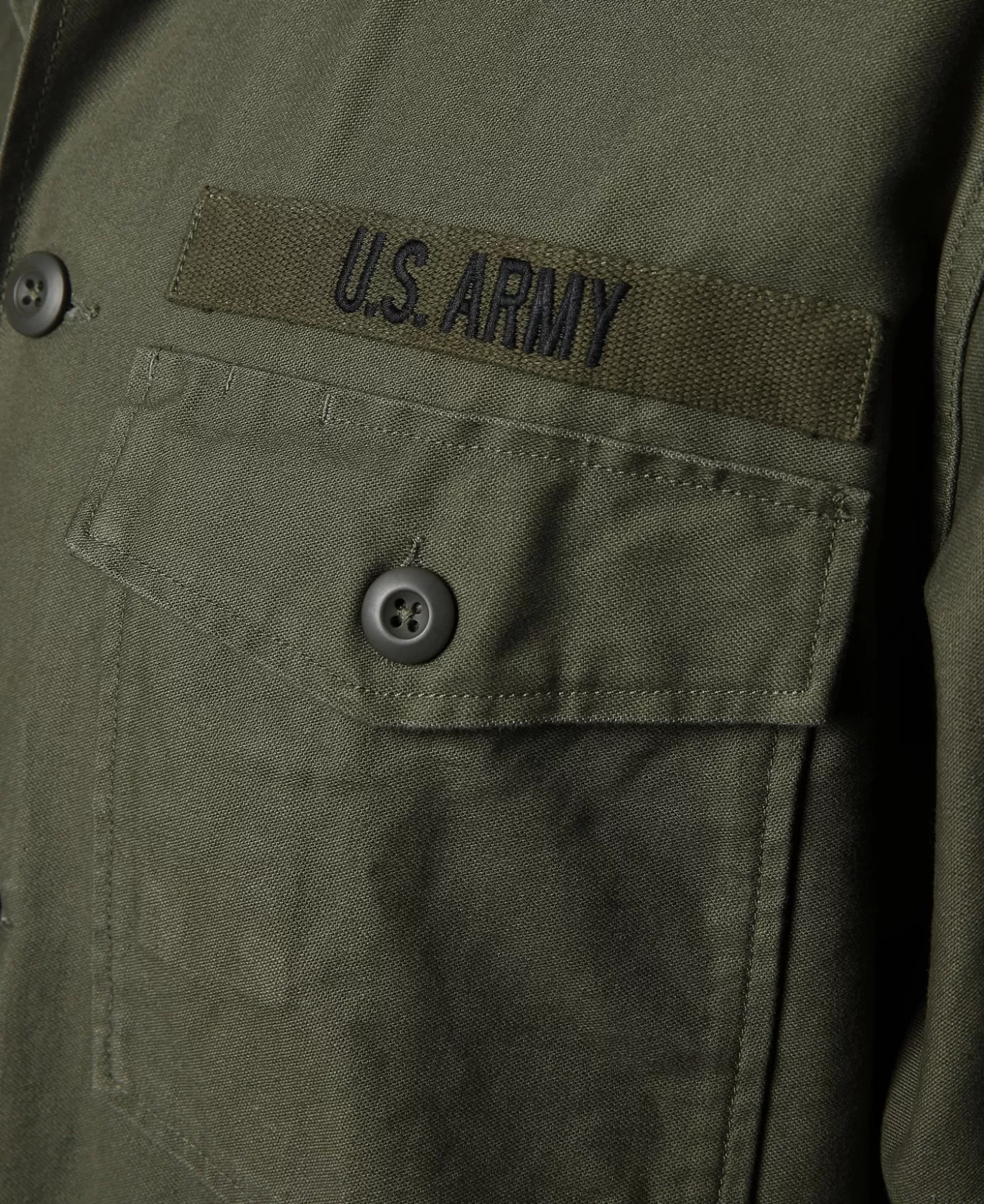 Outlet Vietnam War US Army OG-107 Fatigue Utility Shirt - Im Jin Scouts Long Sleeve Shirts