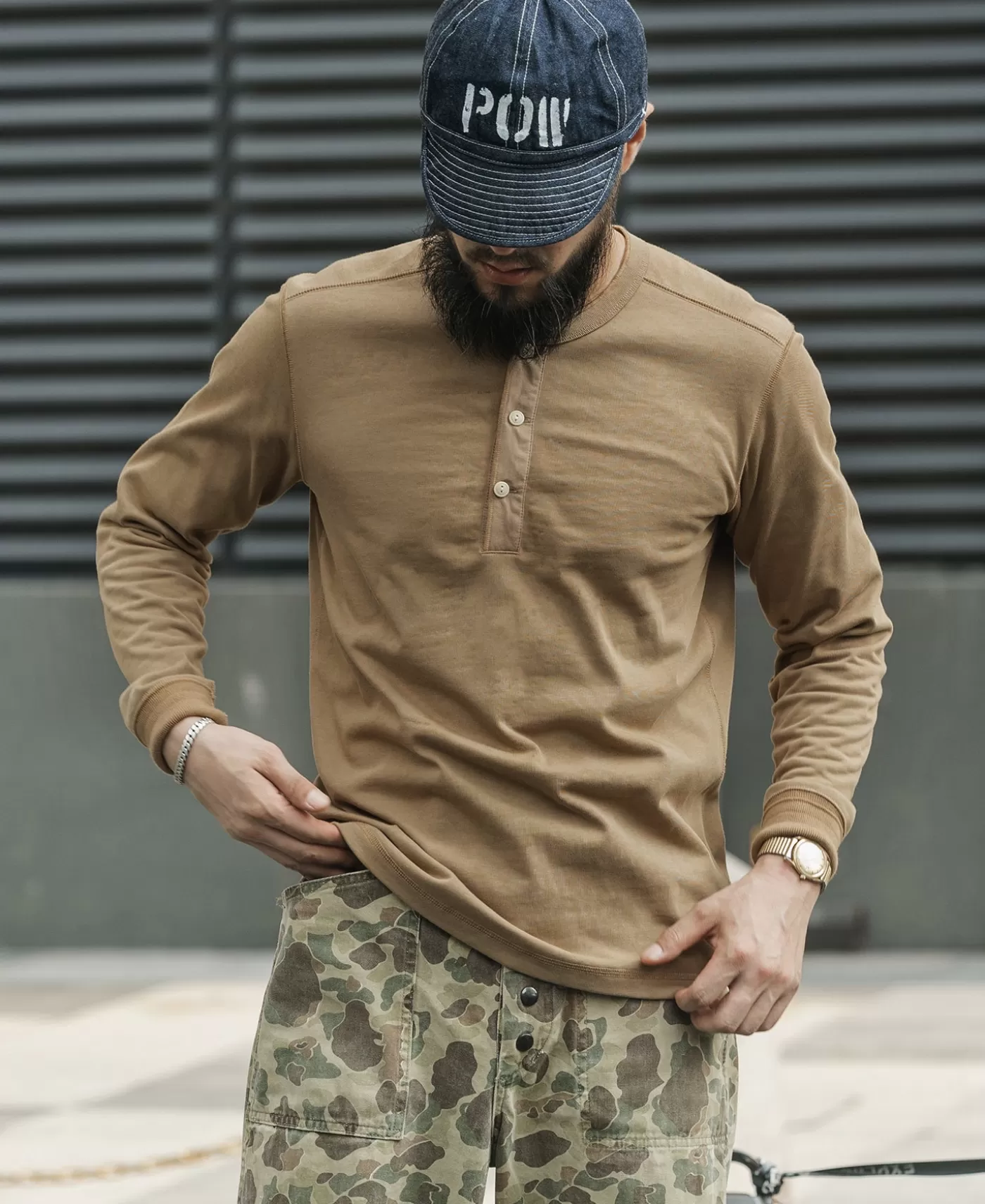 Best Sale Vintage Long Sleeve Henley Shirt - Long Sleeve T-Shirts | Henleys