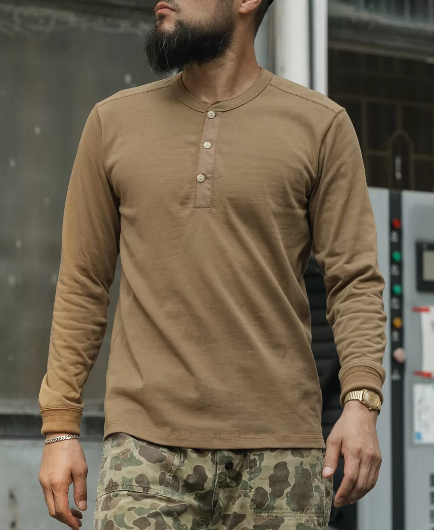 Best Sale Vintage Long Sleeve Henley Shirt - Long Sleeve T-Shirts | Henleys