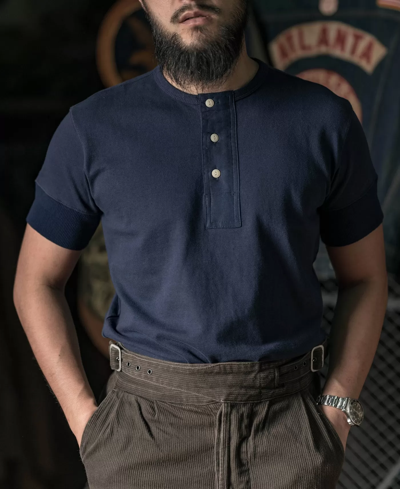 Shop Vintage Short Sleeve Henley T-Shirt - Short Sleeve T-Shirts | Henleys