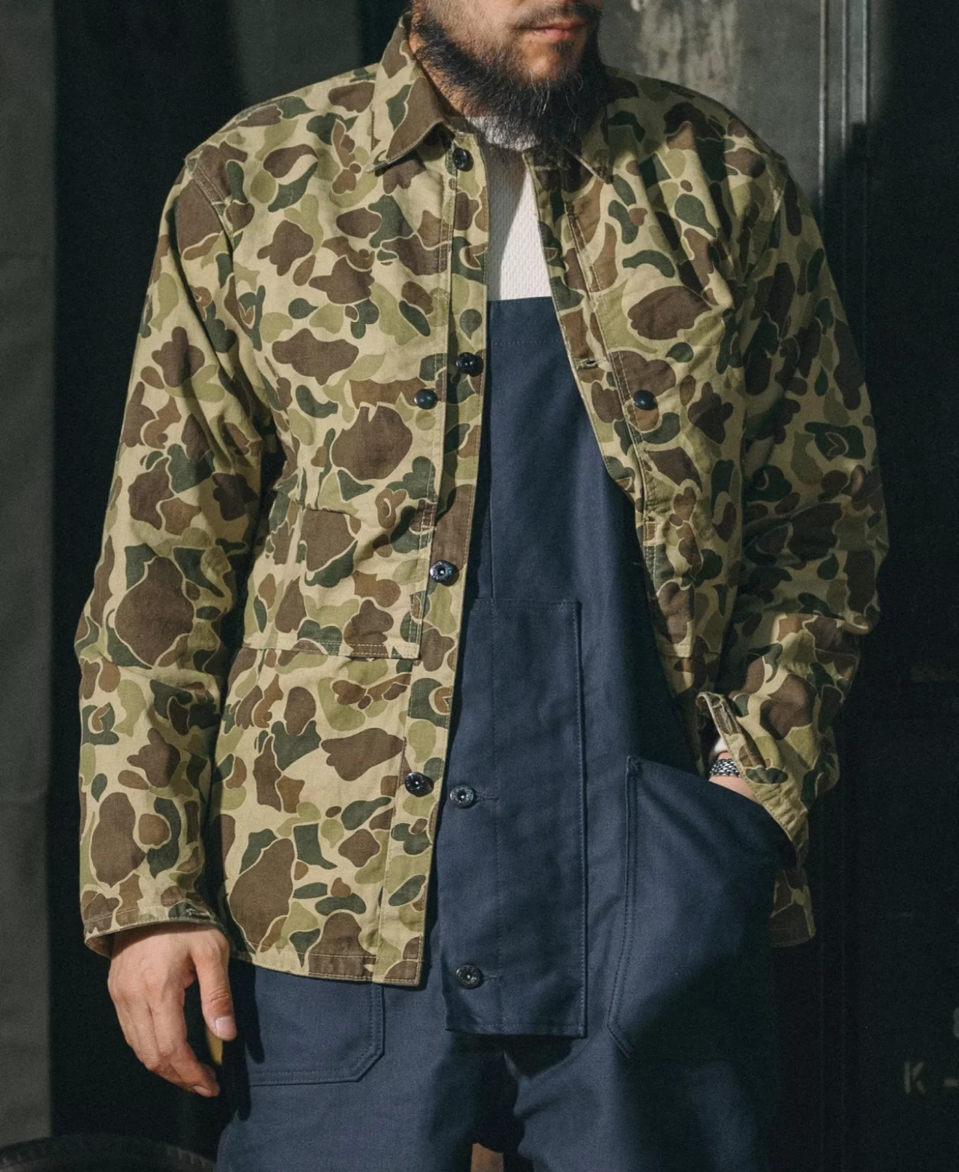 New WWII USMC Type P-44 HBT Duck Hunter Jacket Jackets & Coats